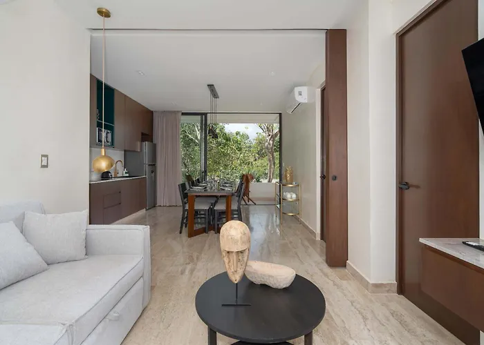 Maria - Modern 2br Retreat With Pool Apartamento Tulum